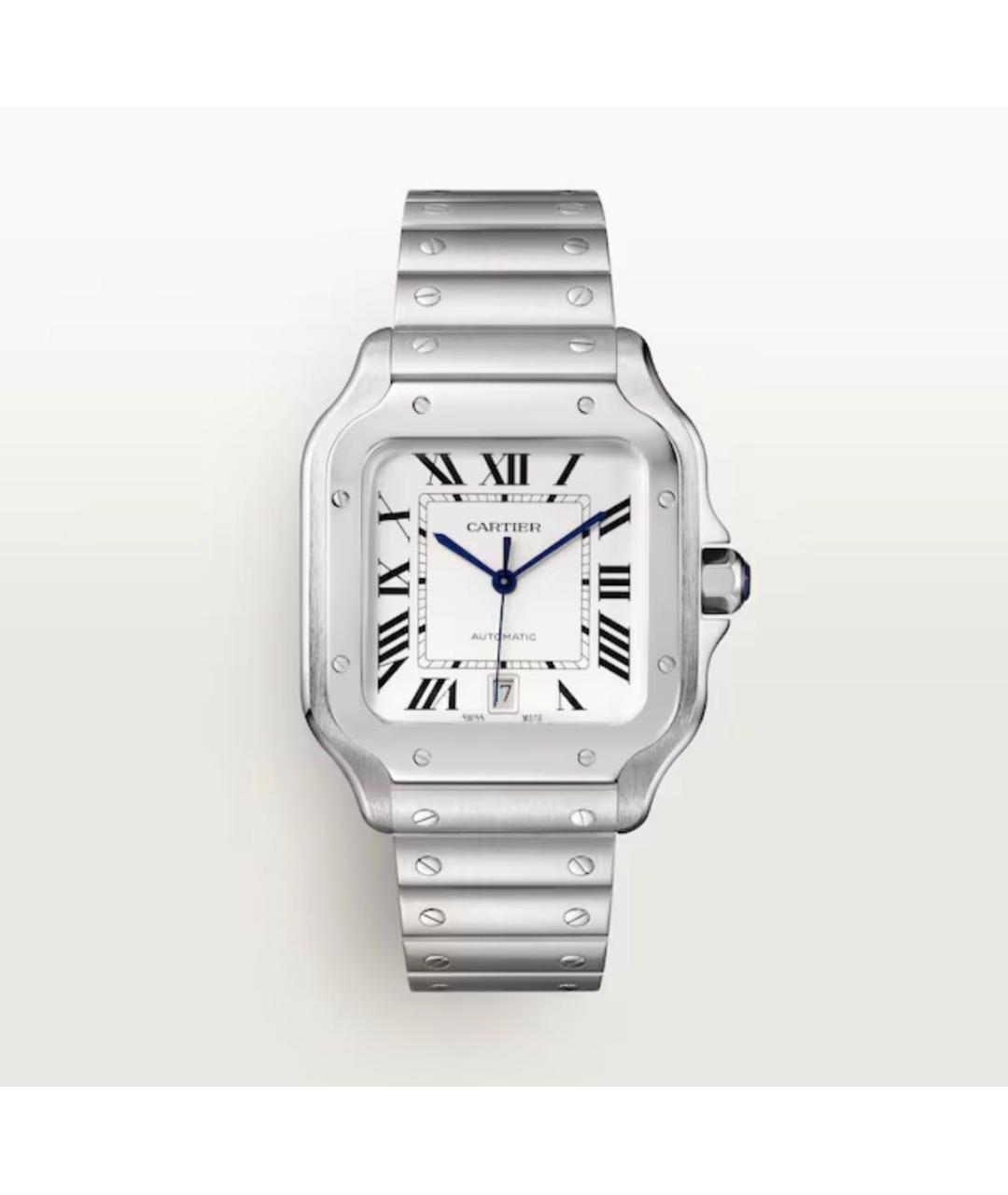 CARTIER Белые часы, фото 7