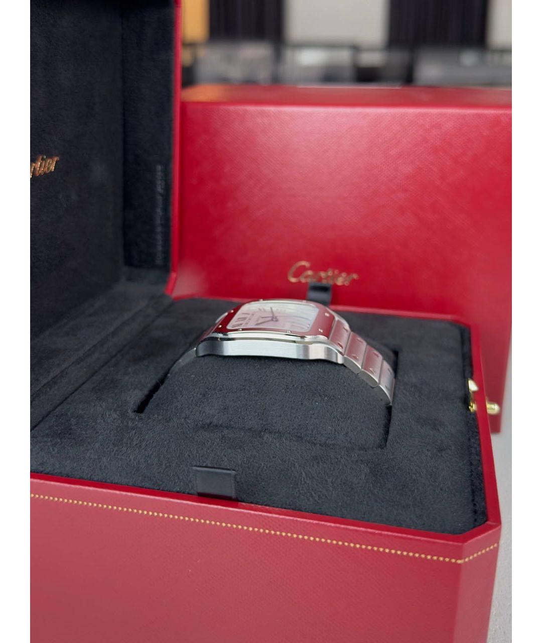 CARTIER Белые часы, фото 4