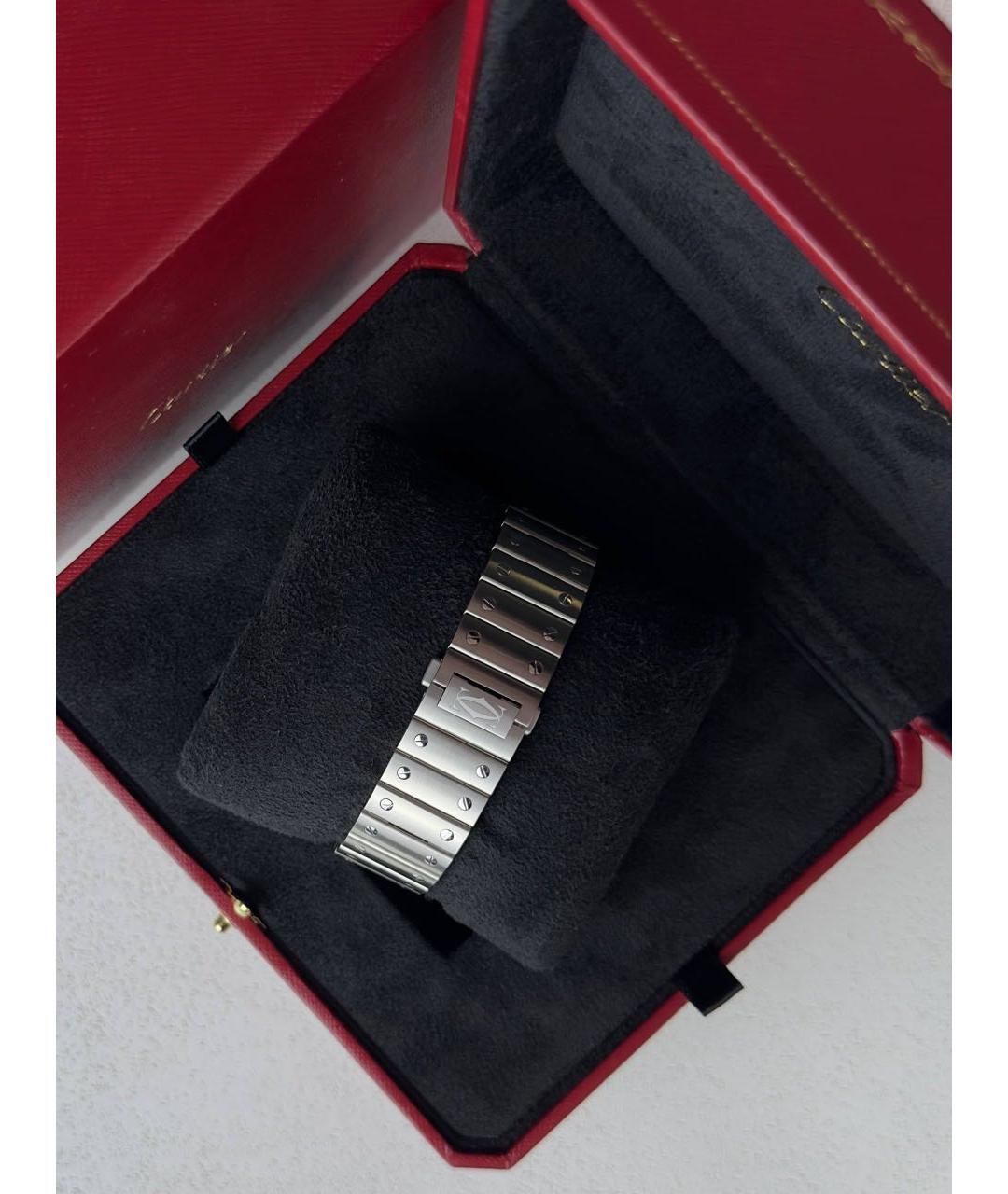 CARTIER Белые часы, фото 5