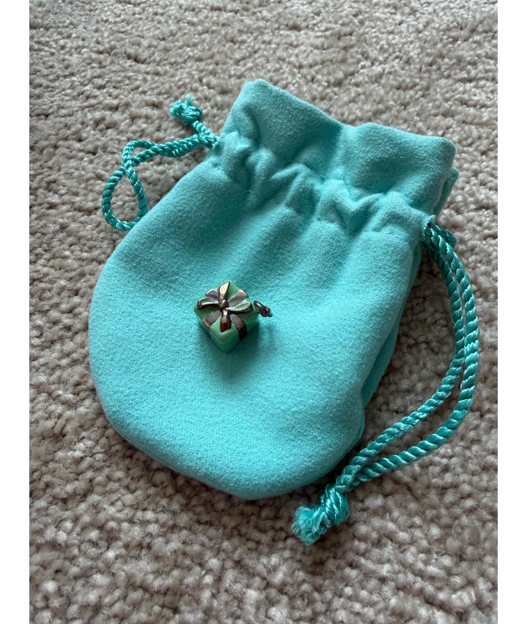 TIFFANY&CO Бирюзовый серебряный кулон, фото 2