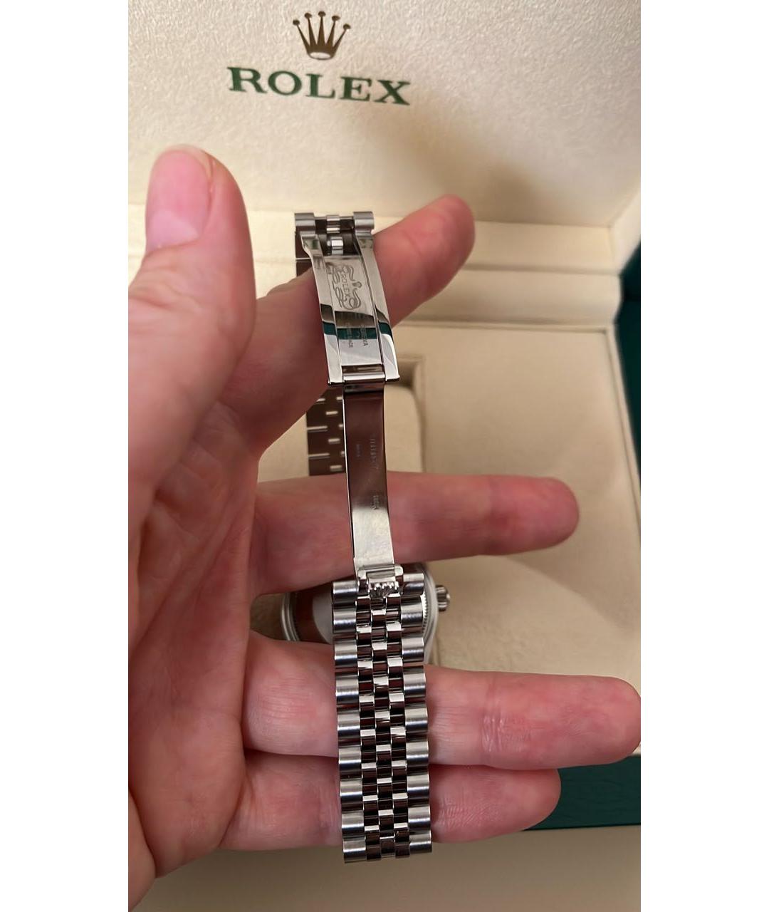 ROLEX Серебряные часы из белого золота, фото 4