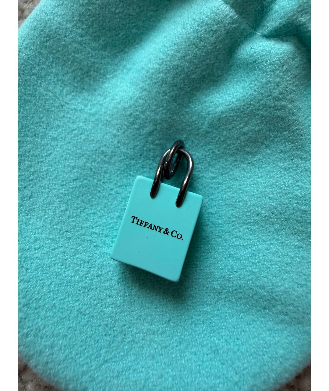 TIFFANY&CO Бирюзовый серебряный кулон, фото 4