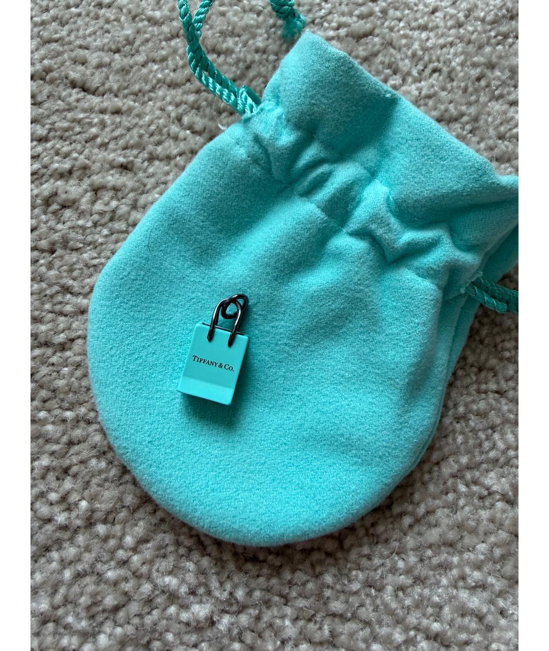TIFFANY&CO Бирюзовый серебряный кулон, фото 2