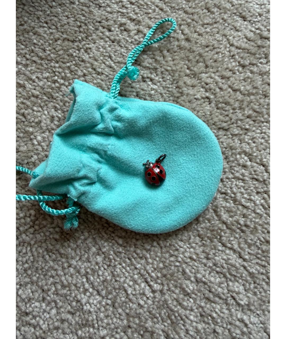 TIFFANY&CO Красный серебряный кулон, фото 3