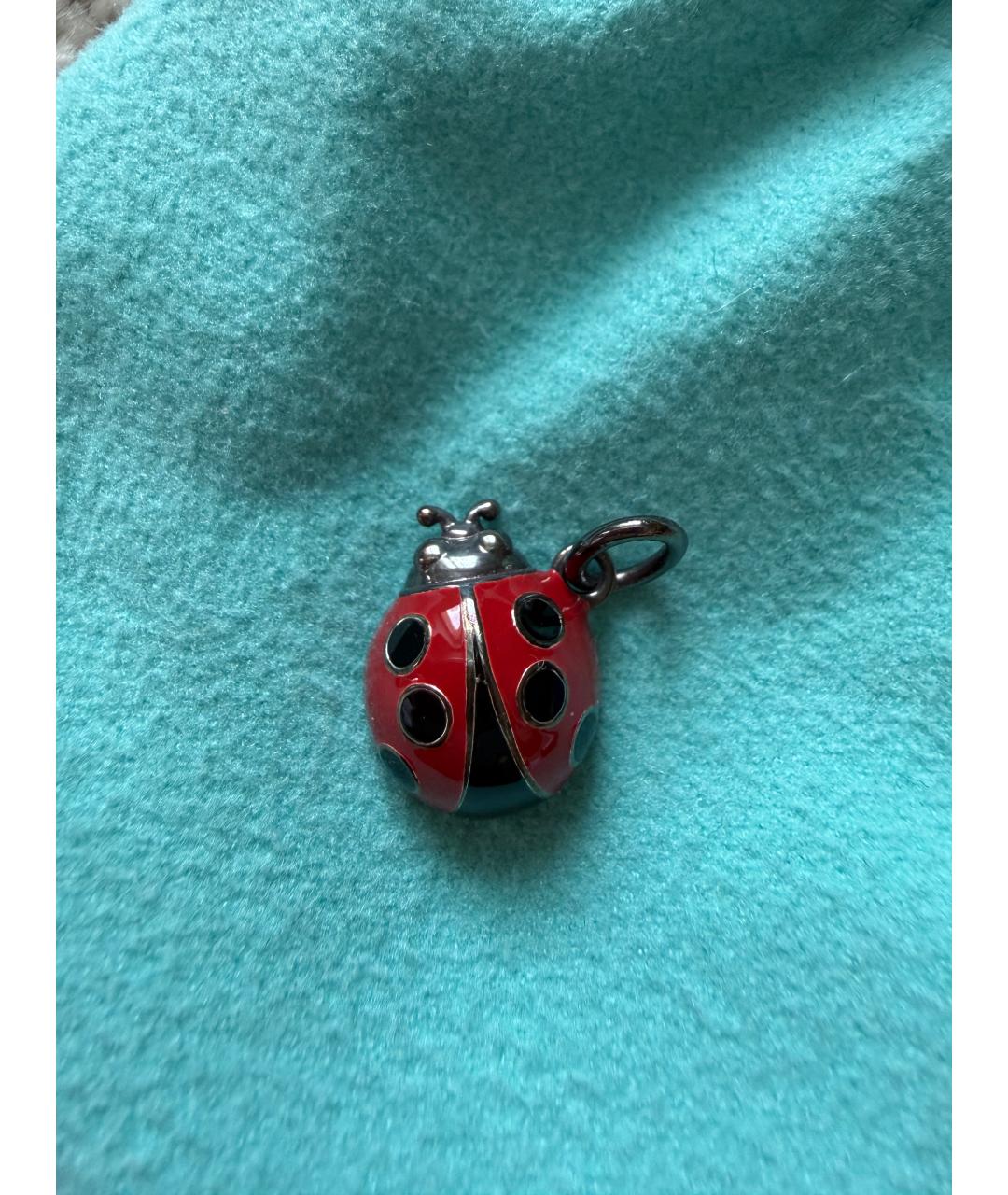 TIFFANY&CO Красный серебряный кулон, фото 4