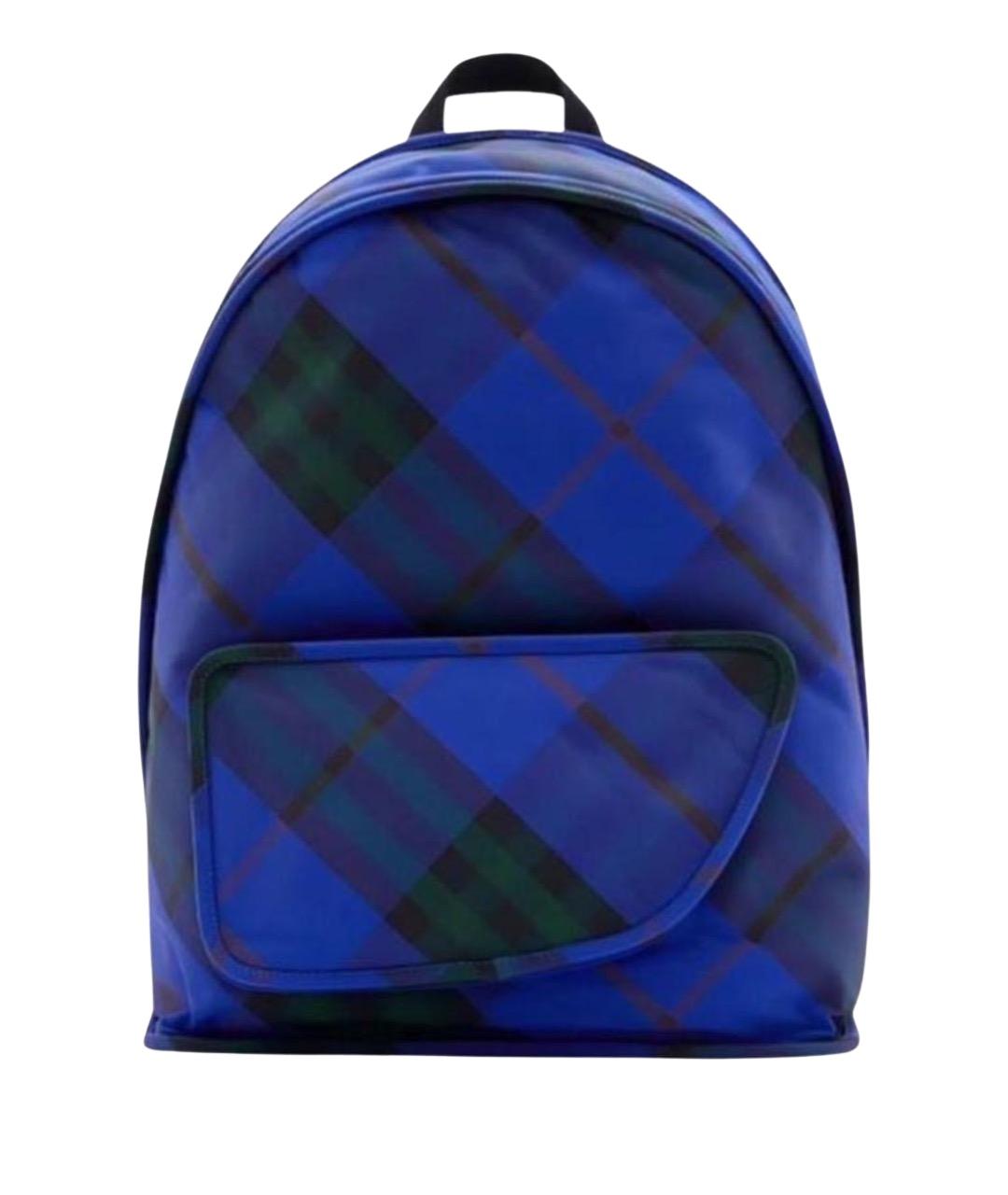 BURBERRY Синий рюкзак, фото 1