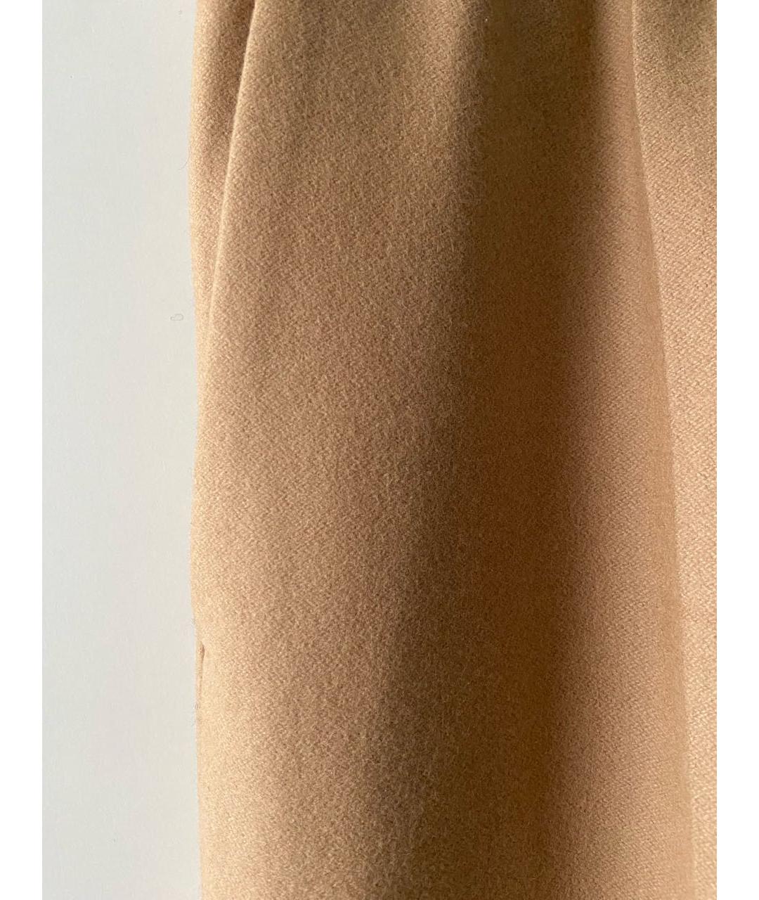 VALENTINO Бежевые шерстяные брюки широкие, фото 8