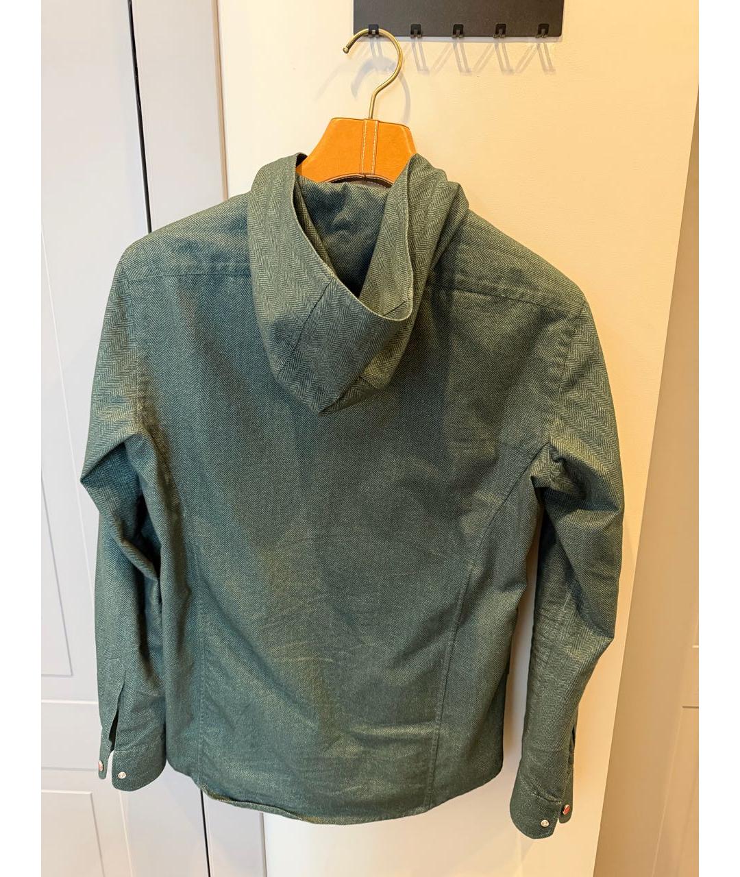 KITON Зеленая кэжуал рубашка, фото 2