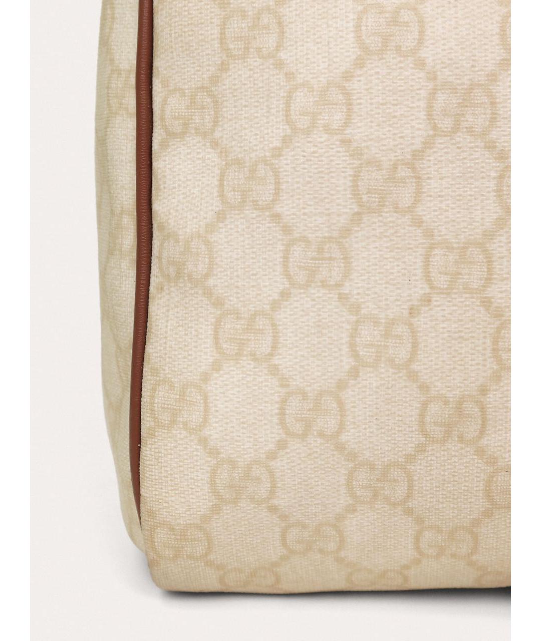 GUCCI Бежевая сумка с короткими ручками, фото 6