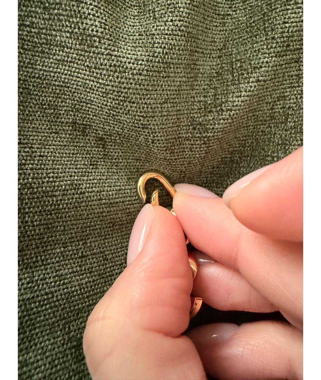 CELINE Золотая позолоченная подвеска, фото 4