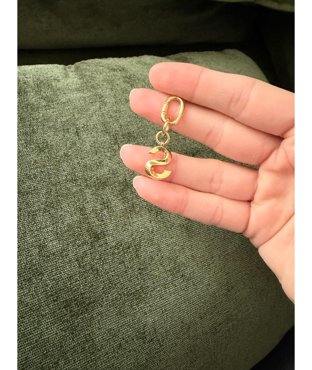 CELINE Золотая позолоченная подвеска, фото 2