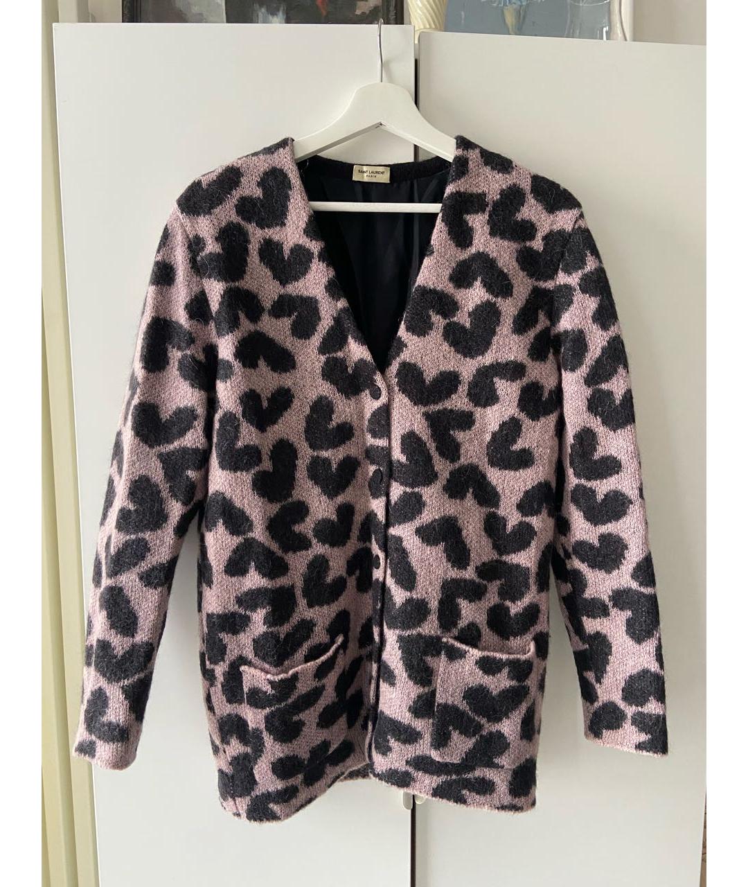 SAINT LAURENT Шерстяной кардиган, фото 9