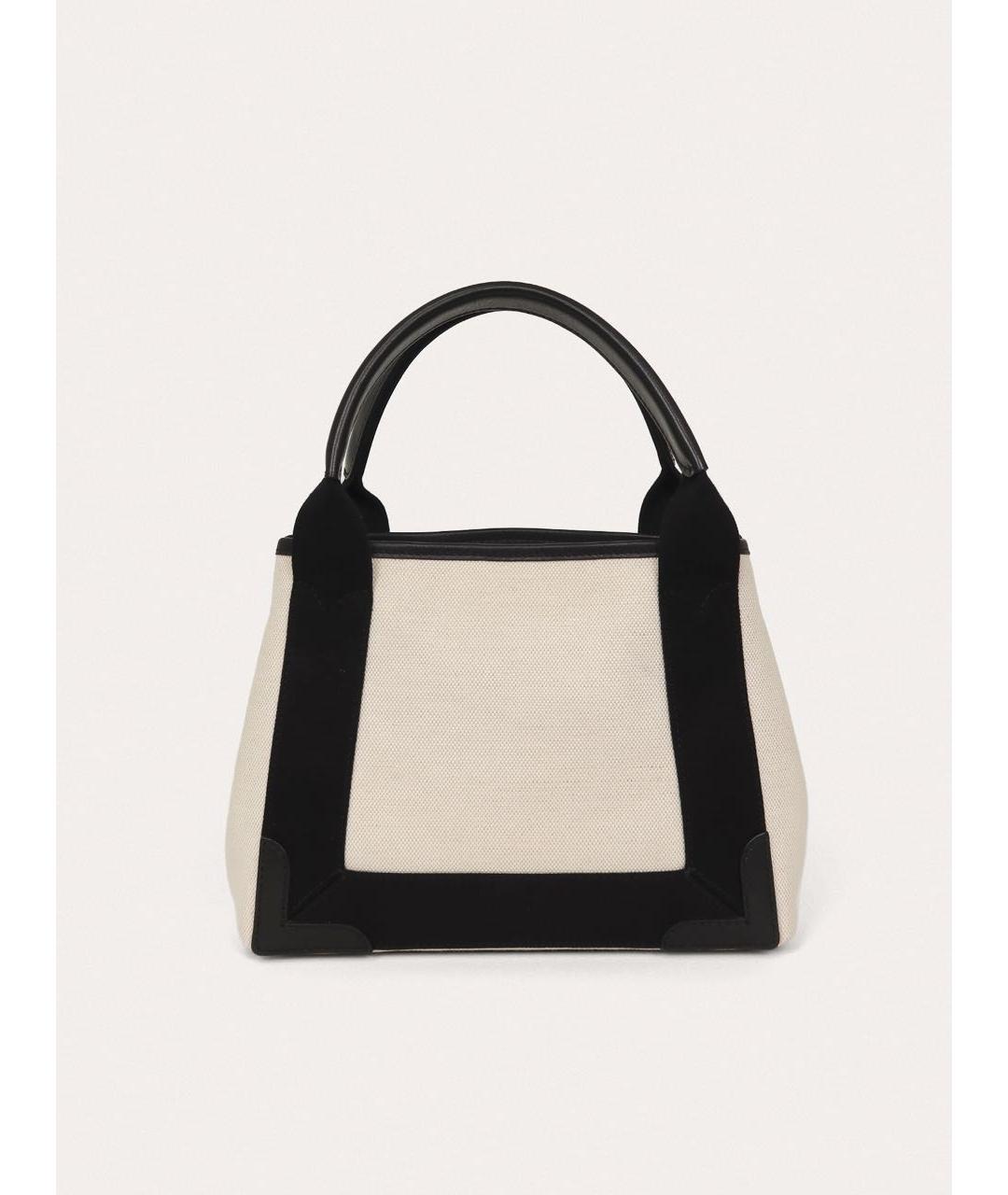 BALENCIAGA Белая тканевая сумка через плечо, фото 3