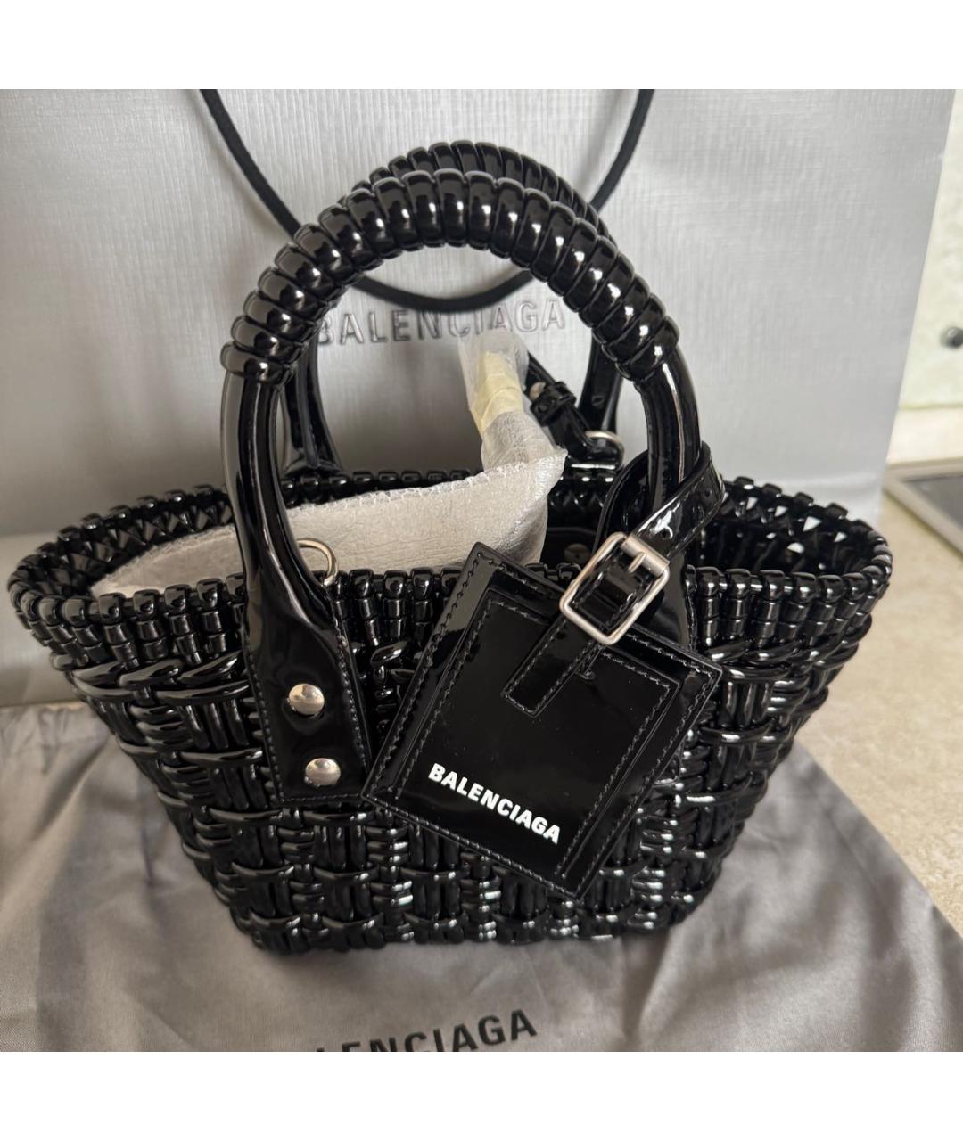 BALENCIAGA Черная сумка тоут, фото 2