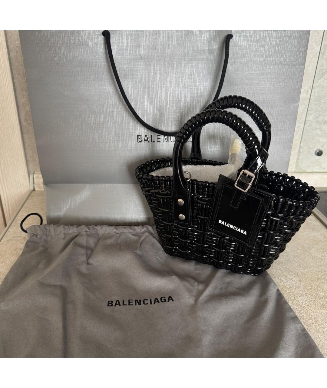 BALENCIAGA Черная сумка тоут, фото 3