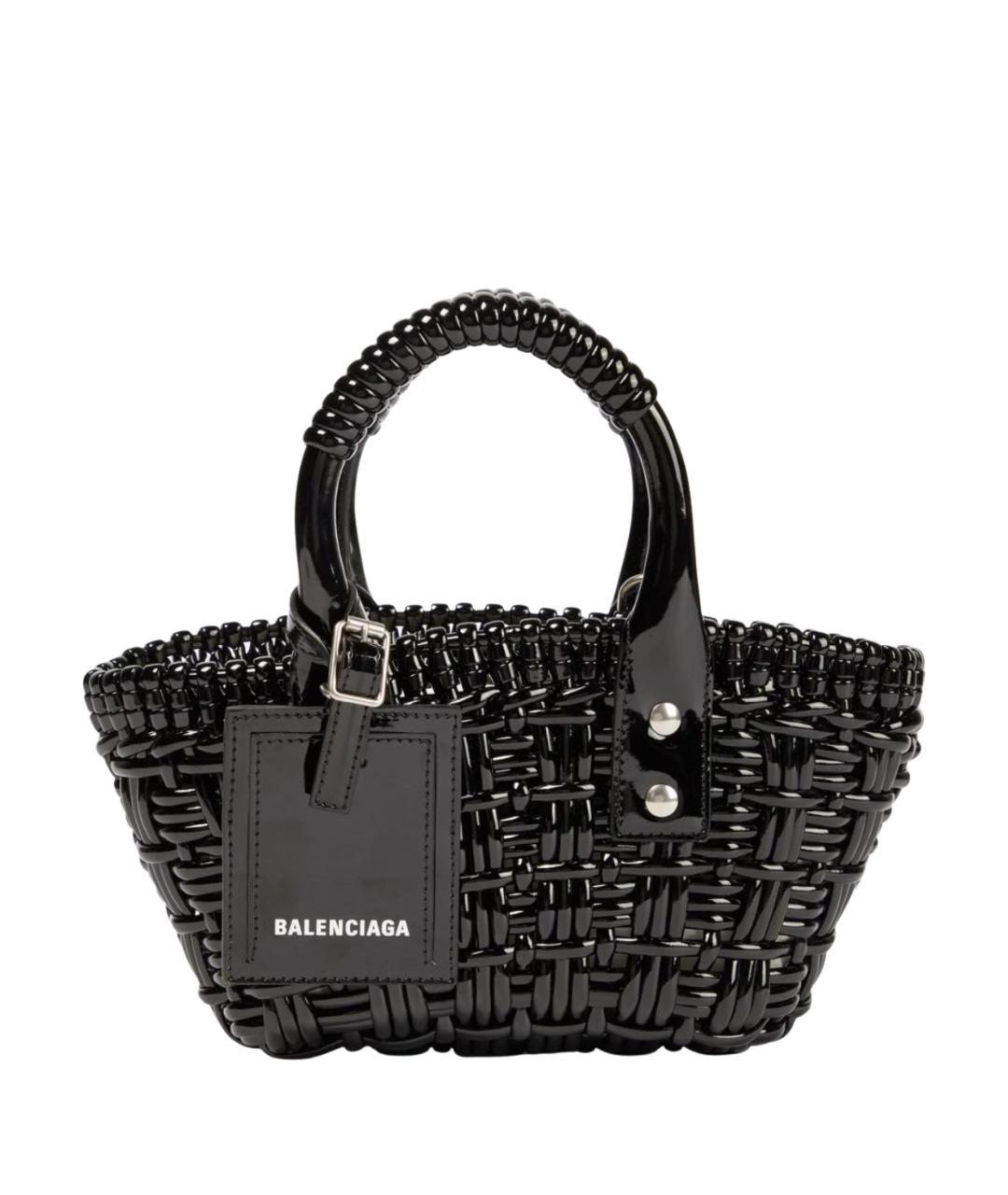 BALENCIAGA Черная сумка тоут, фото 1