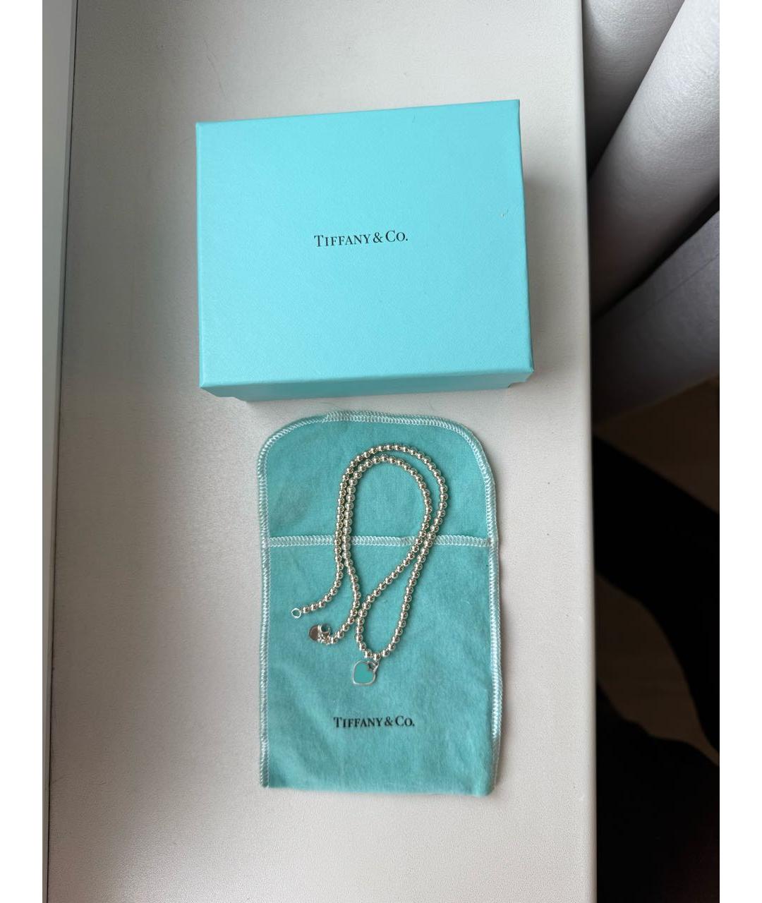 TIFFANY&CO Серебряное серебряное колье, фото 3