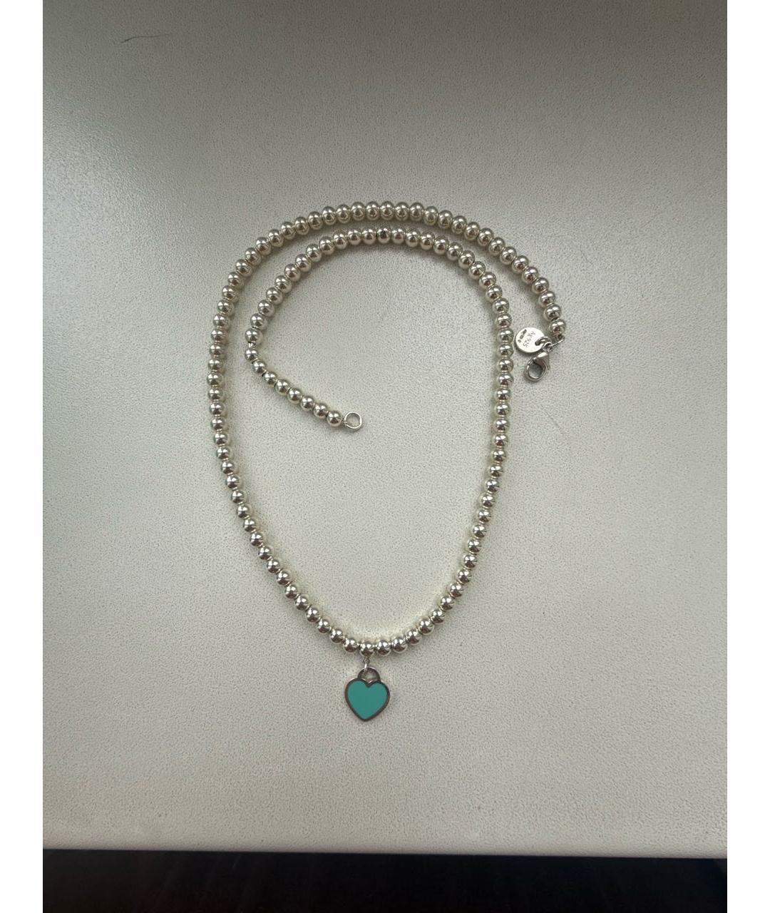 TIFFANY&CO Серебряное серебряное колье, фото 4