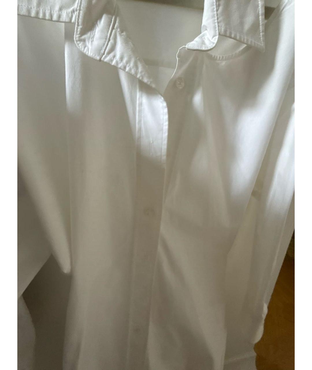 ALEXANDER WANG Белое хлопковое повседневное платье, фото 4