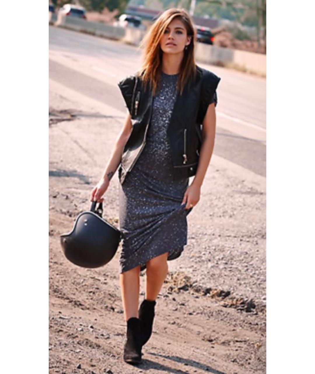 IRO Мульти вискозное повседневное платье, фото 8