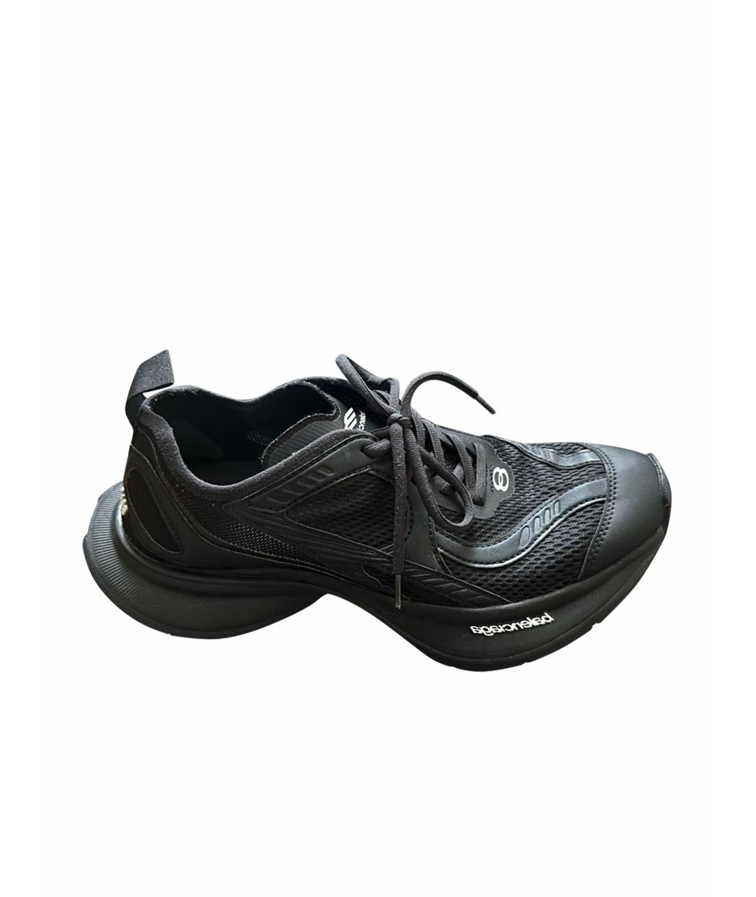 BALENCIAGA Черные текстильные кроссовки, фото 1