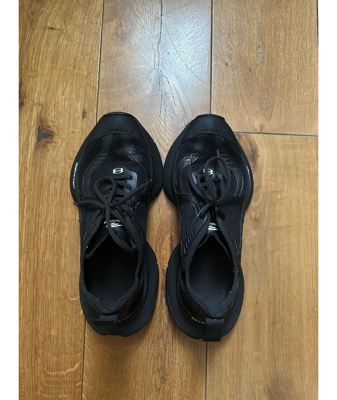 BALENCIAGA Черные текстильные кроссовки, фото 6