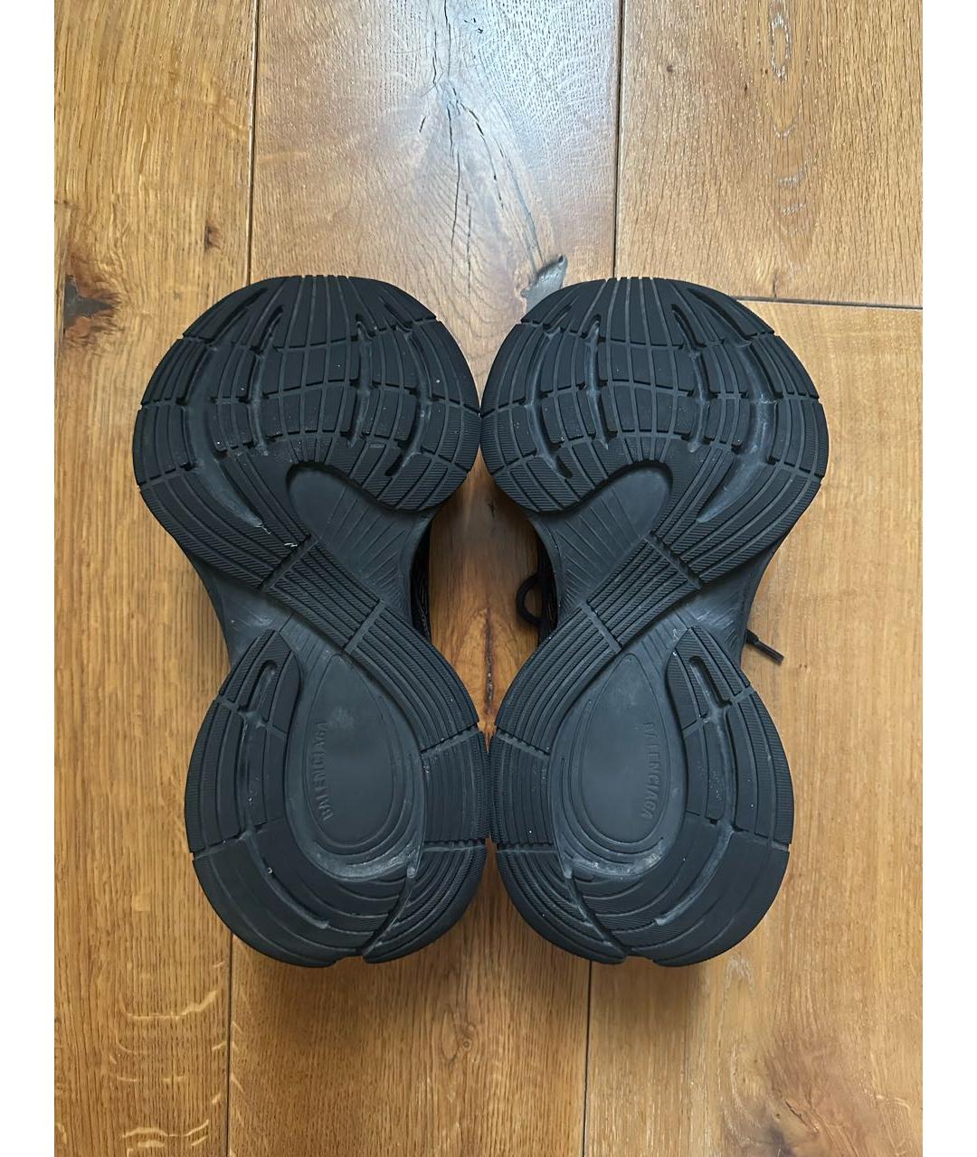 BALENCIAGA Черные текстильные кроссовки, фото 5