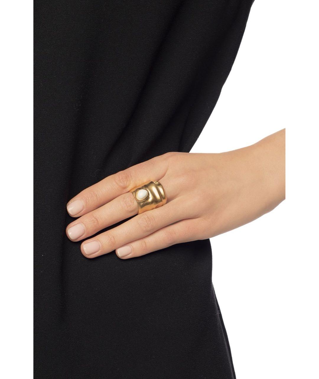 MAISON MARGIELA Золотое латунное кольцо, фото 5
