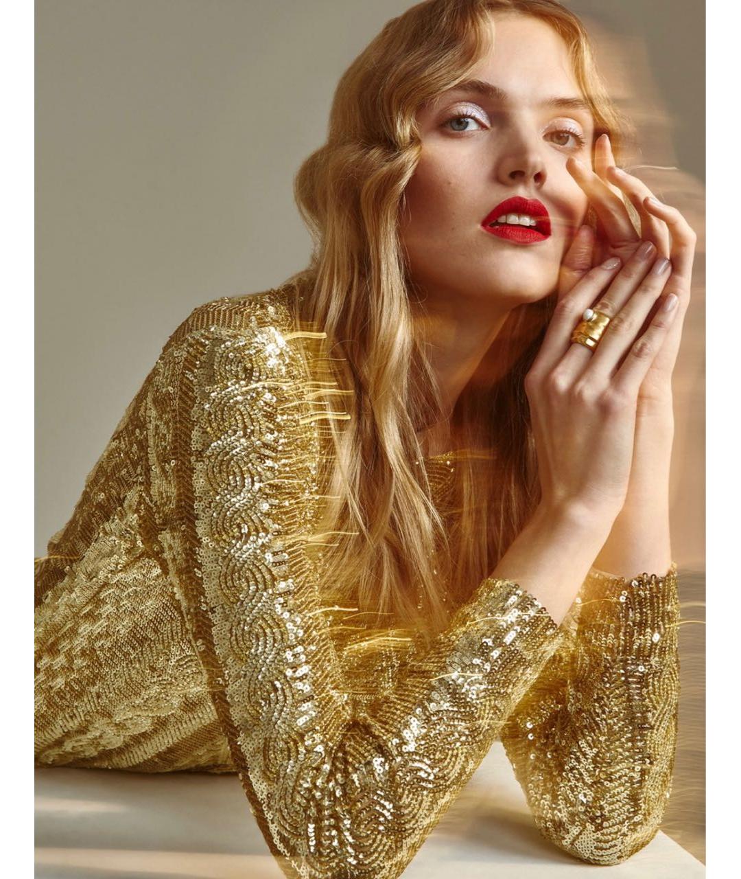 MAISON MARGIELA Золотое латунное кольцо, фото 6