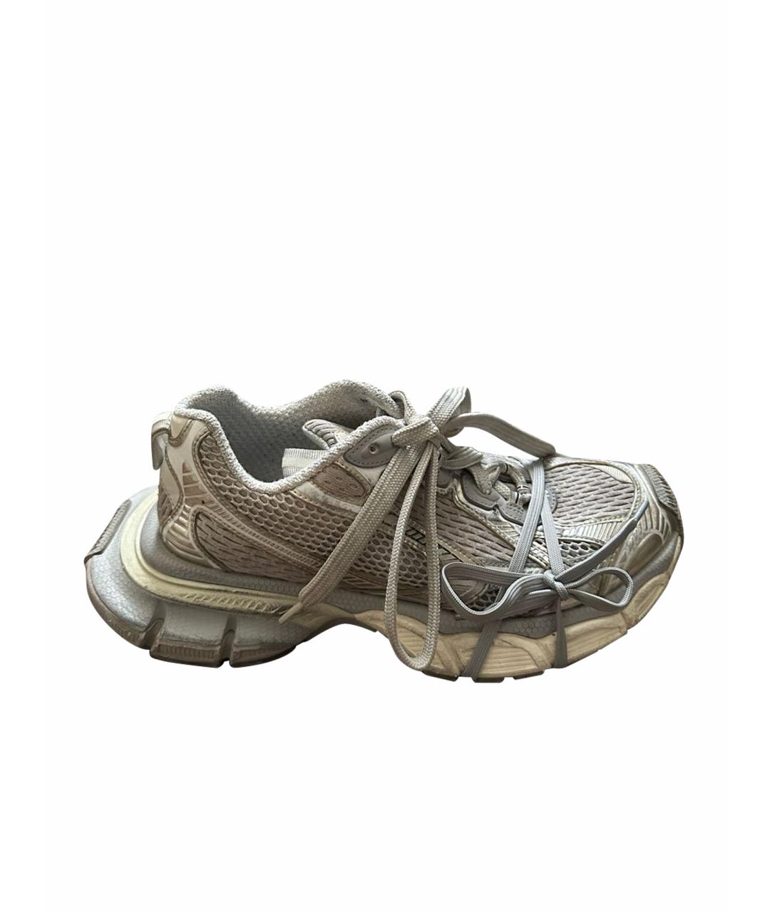 BALENCIAGA Серые текстильные кроссовки, фото 1