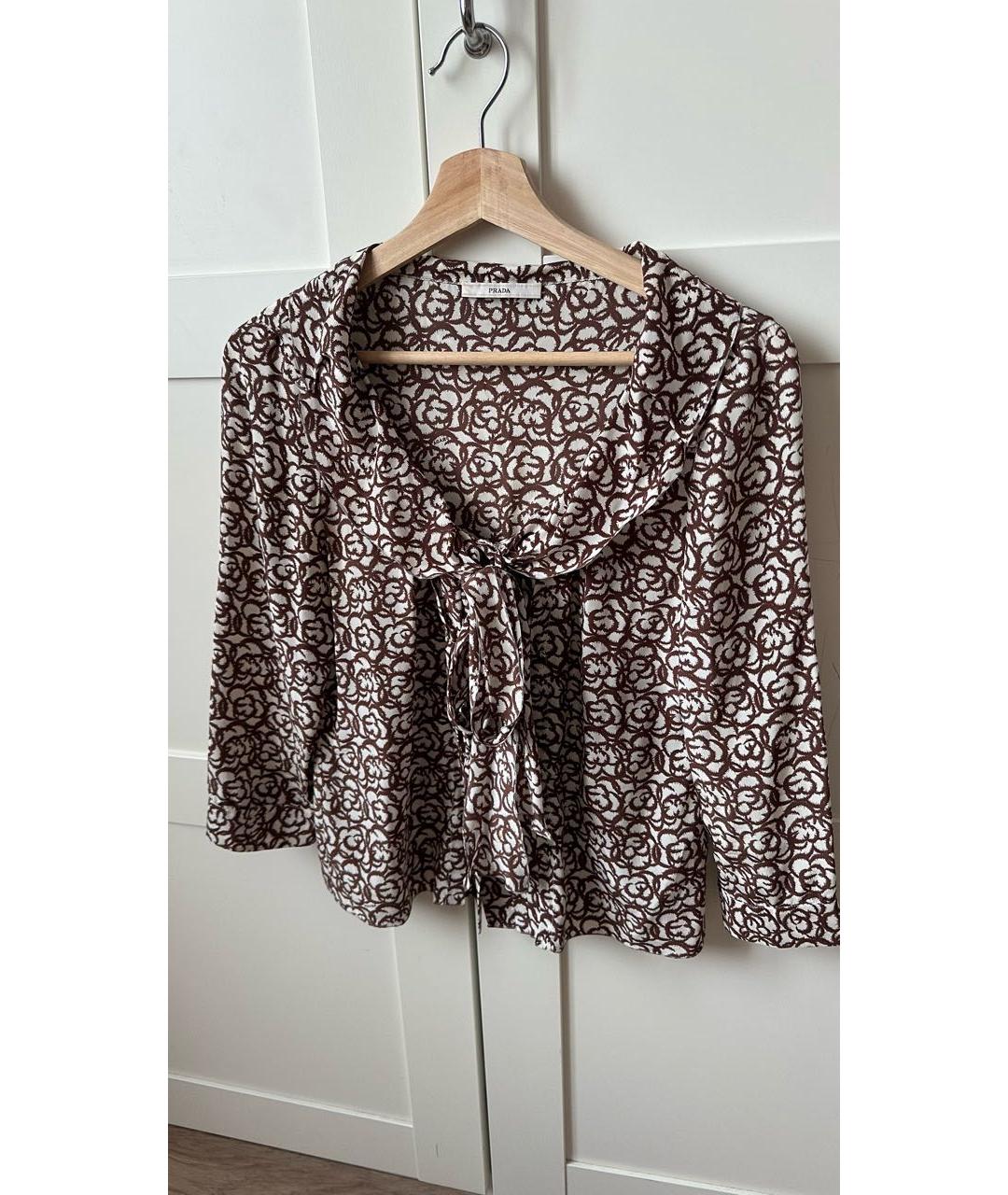 PRADA Шелковая блузы, фото 7