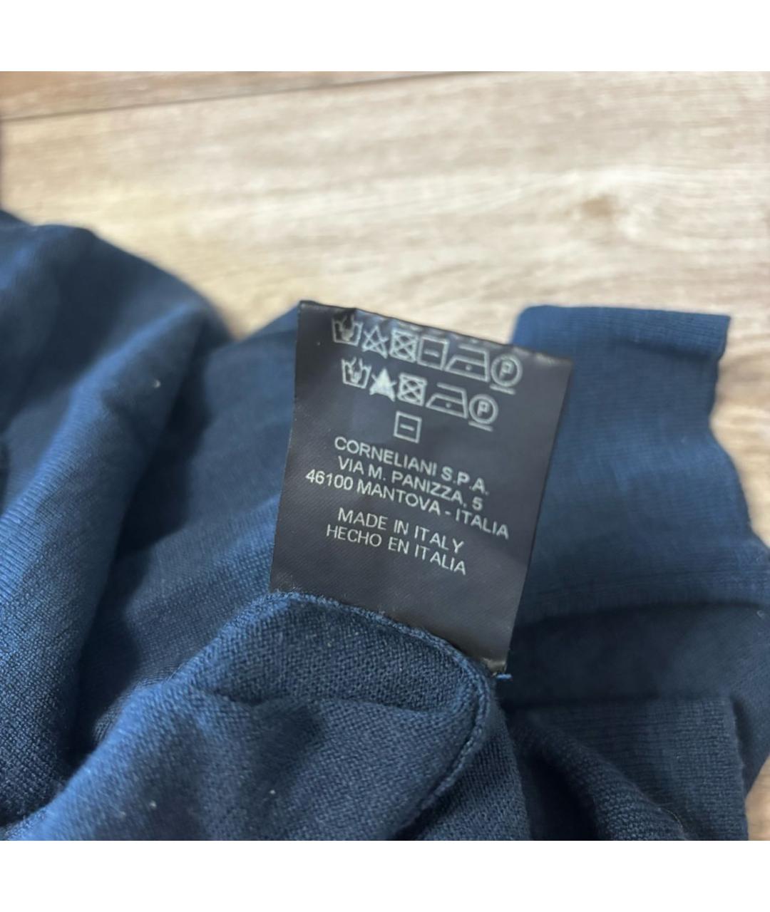 CORNELIANI Темно-синий шерстяной джемпер / свитер, фото 6