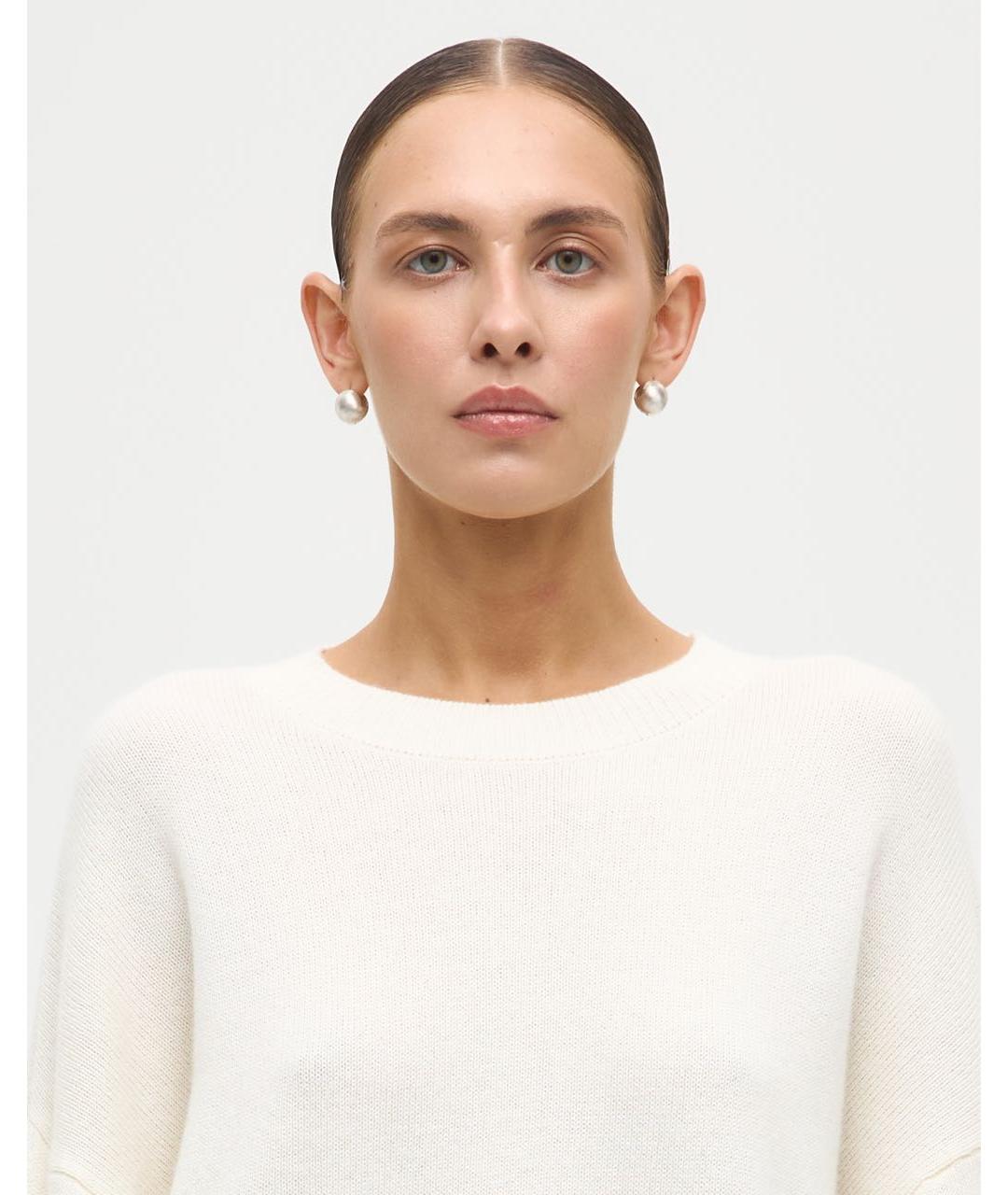 MAX&CO Белый кашемировый джемпер / свитер, фото 4