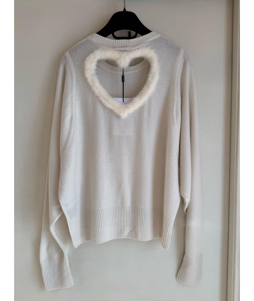 MAX&CO Белый кашемировый джемпер / свитер, фото 6