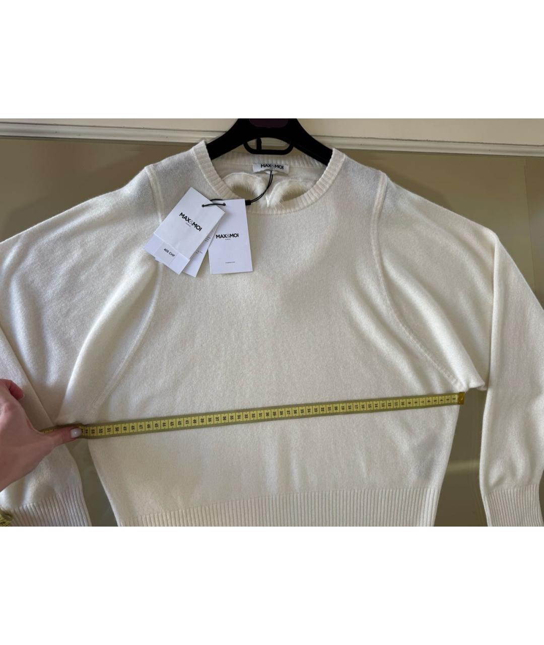 MAX&CO Белый кашемировый джемпер / свитер, фото 8