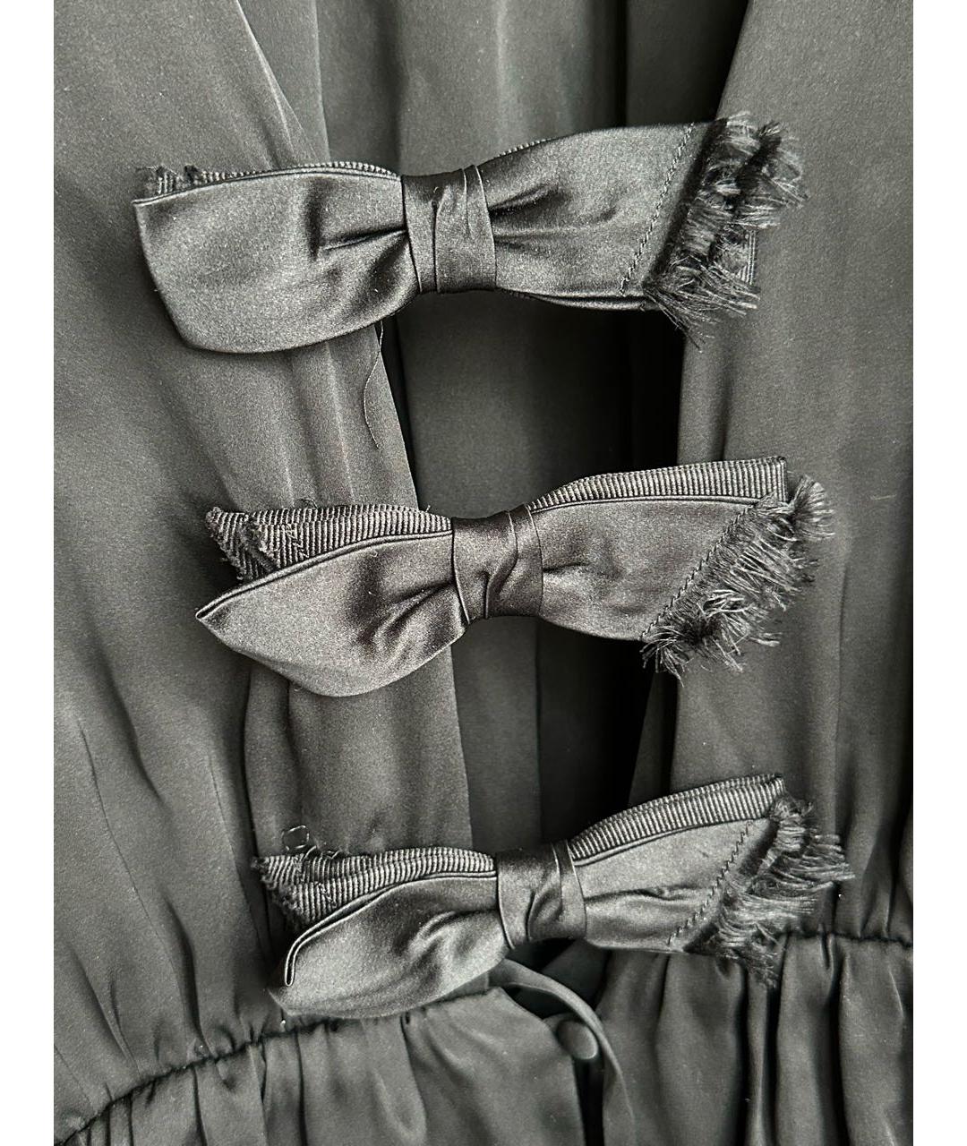 SAINT LAURENT Черная шелковая блузы, фото 4