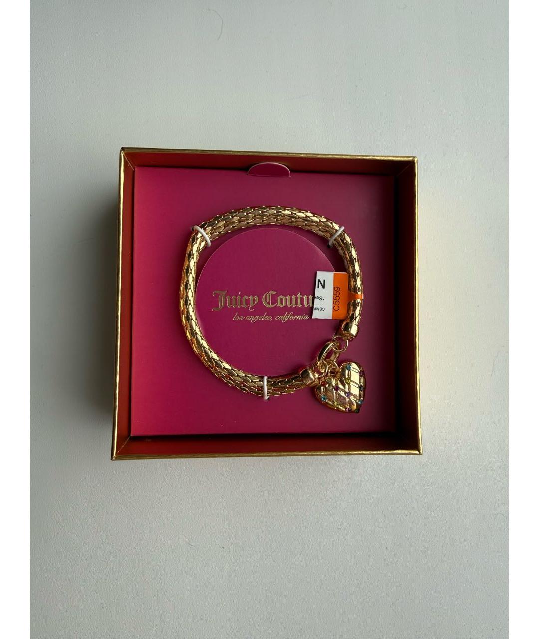 JUICY COUTURE Золотой браслет, фото 5