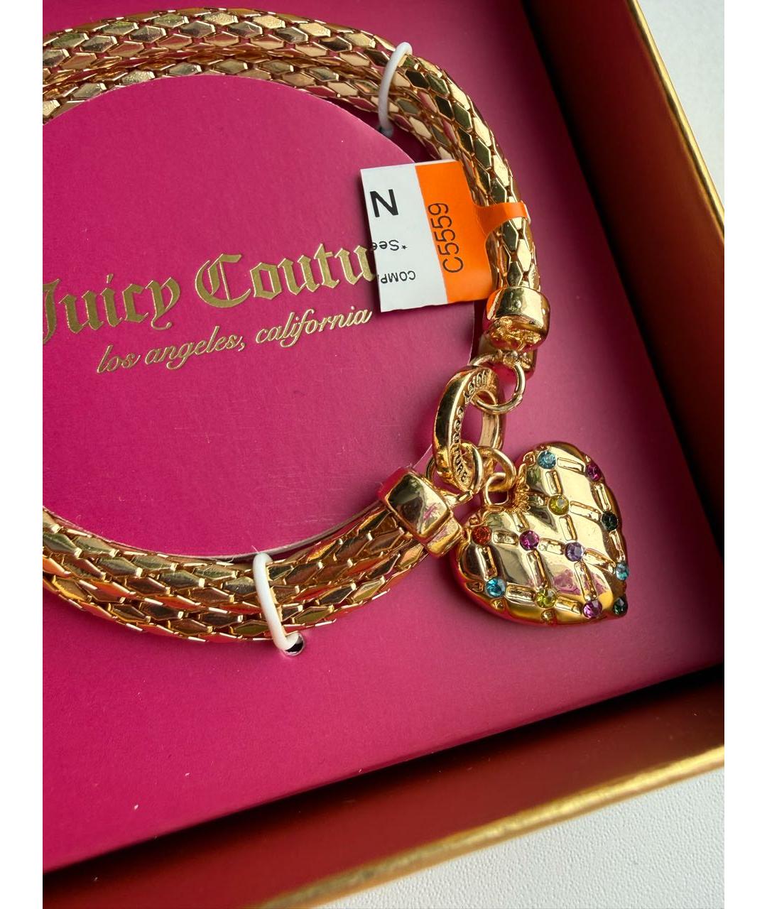 JUICY COUTURE Золотой браслет, фото 2