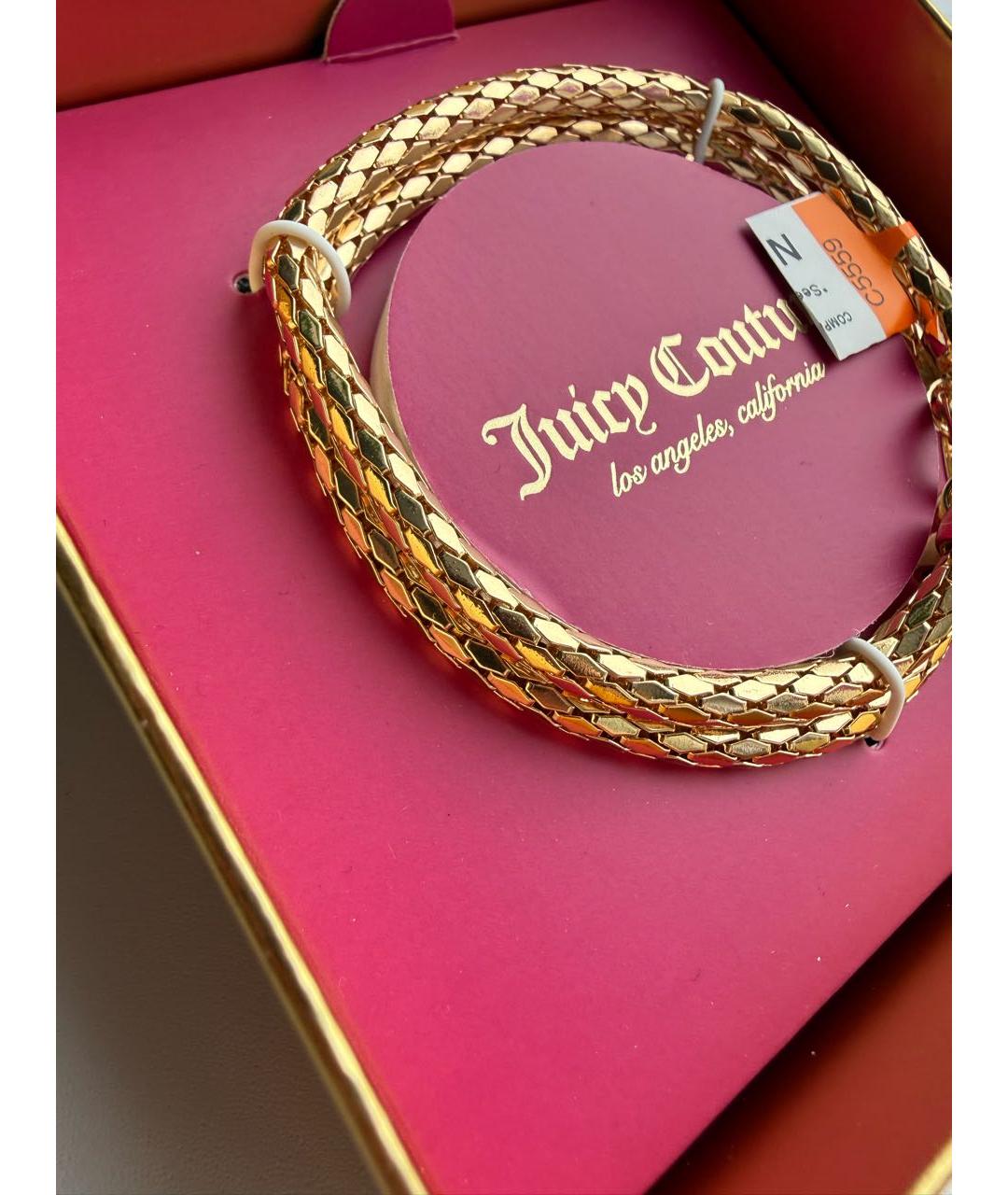 JUICY COUTURE Золотой браслет, фото 3