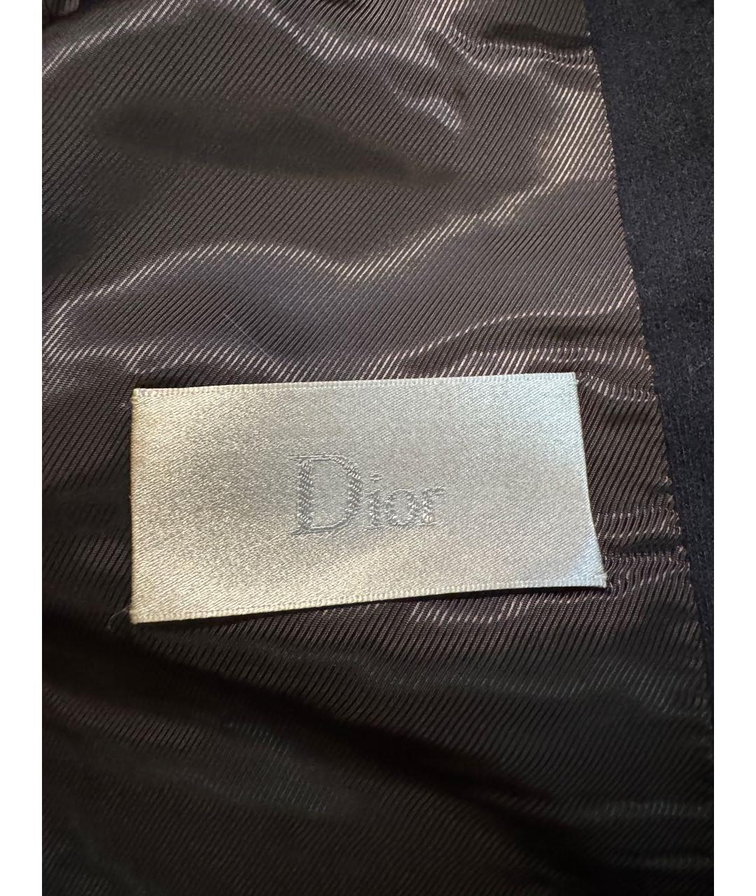 CHRISTIAN DIOR Темно-синяя шерстяная куртка, фото 5