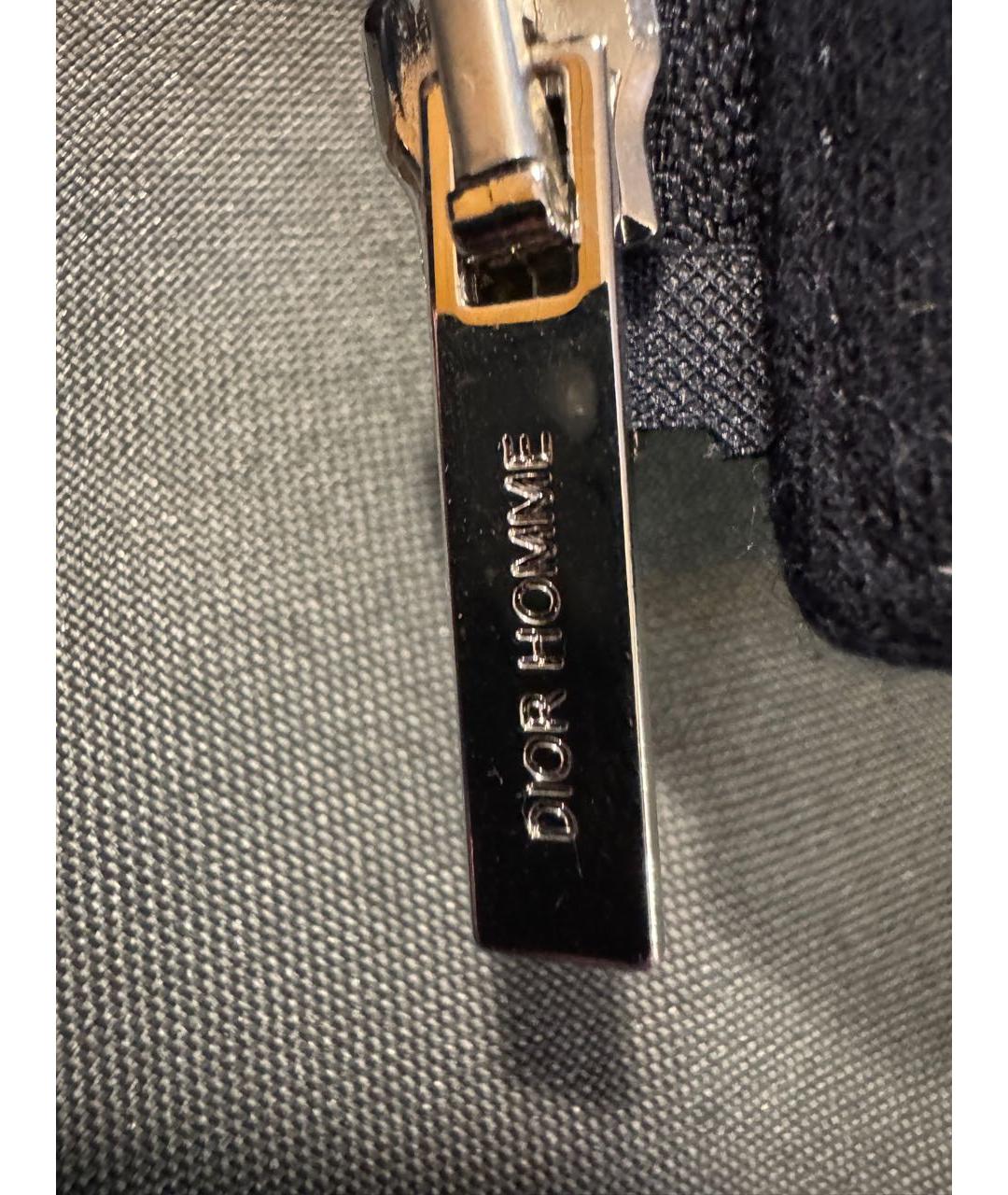 CHRISTIAN DIOR Темно-синяя шерстяная куртка, фото 4