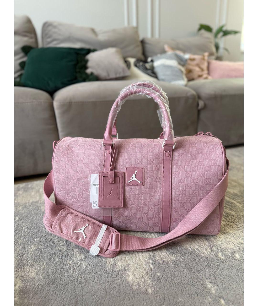 JORDAN Розовая дорожная/спортивная сумка, фото 2