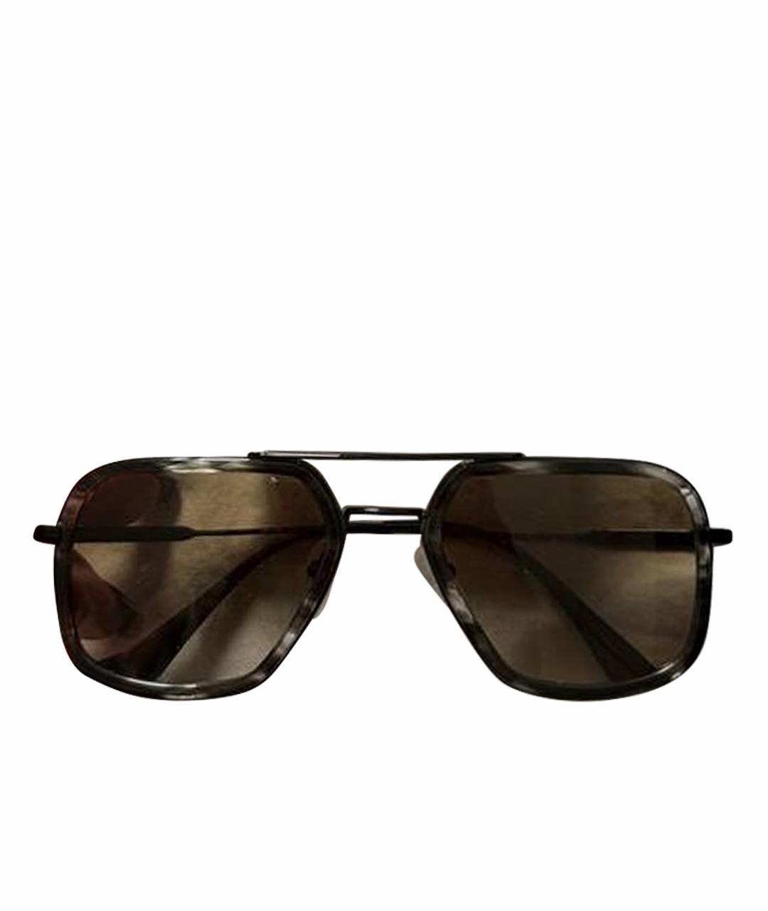 PRADA Черные пластиковые солнцезащитные очки, фото 1