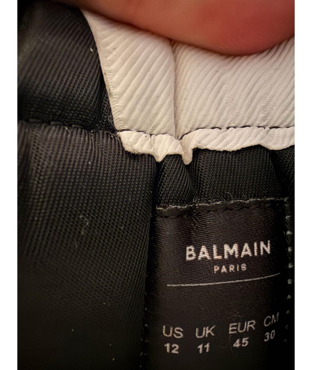 BALMAIN Мульти кожаные низкие кроссовки / кеды, фото 5