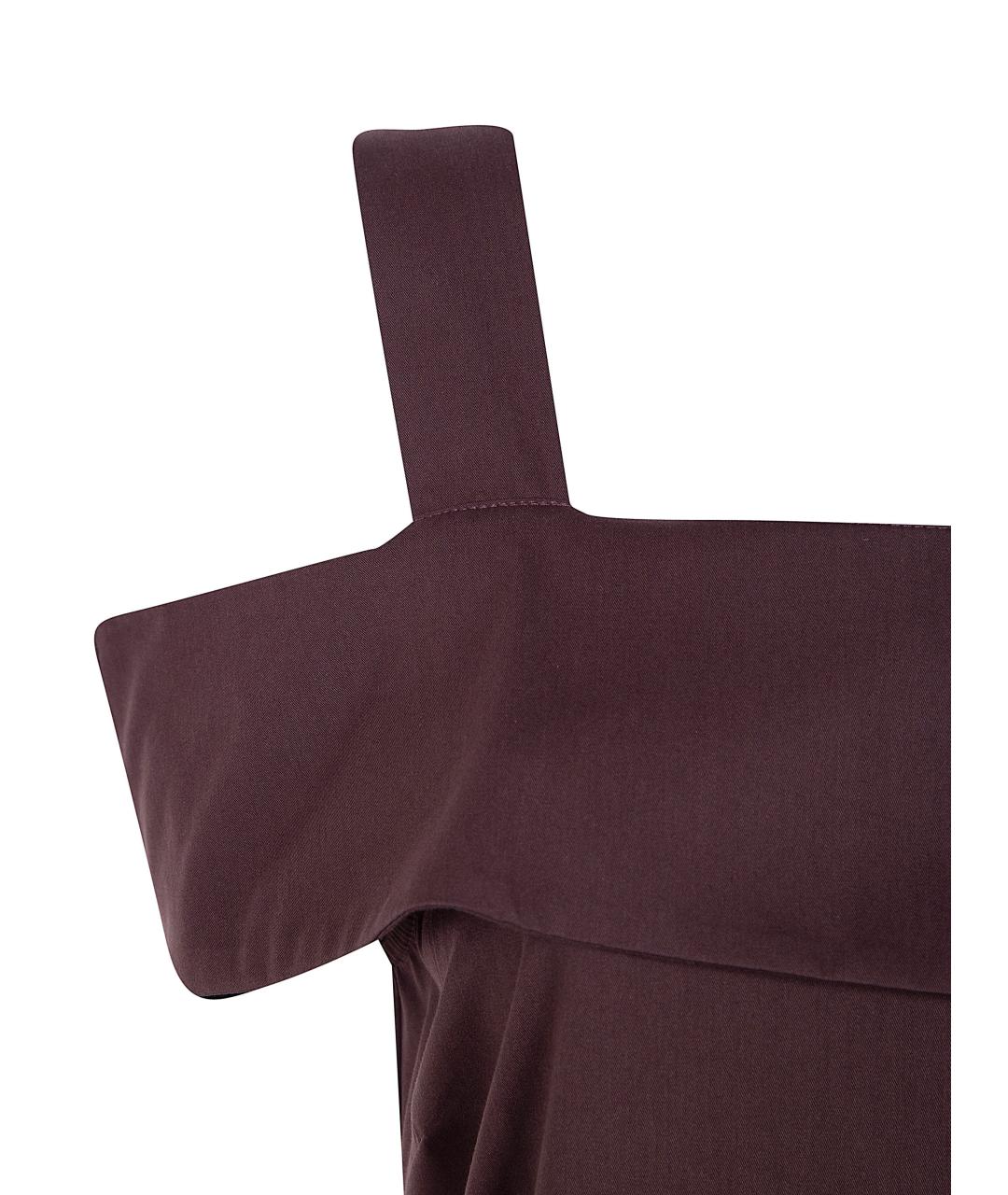 BLUGIRL Коричневое полиэстеровое повседневное платье, фото 3