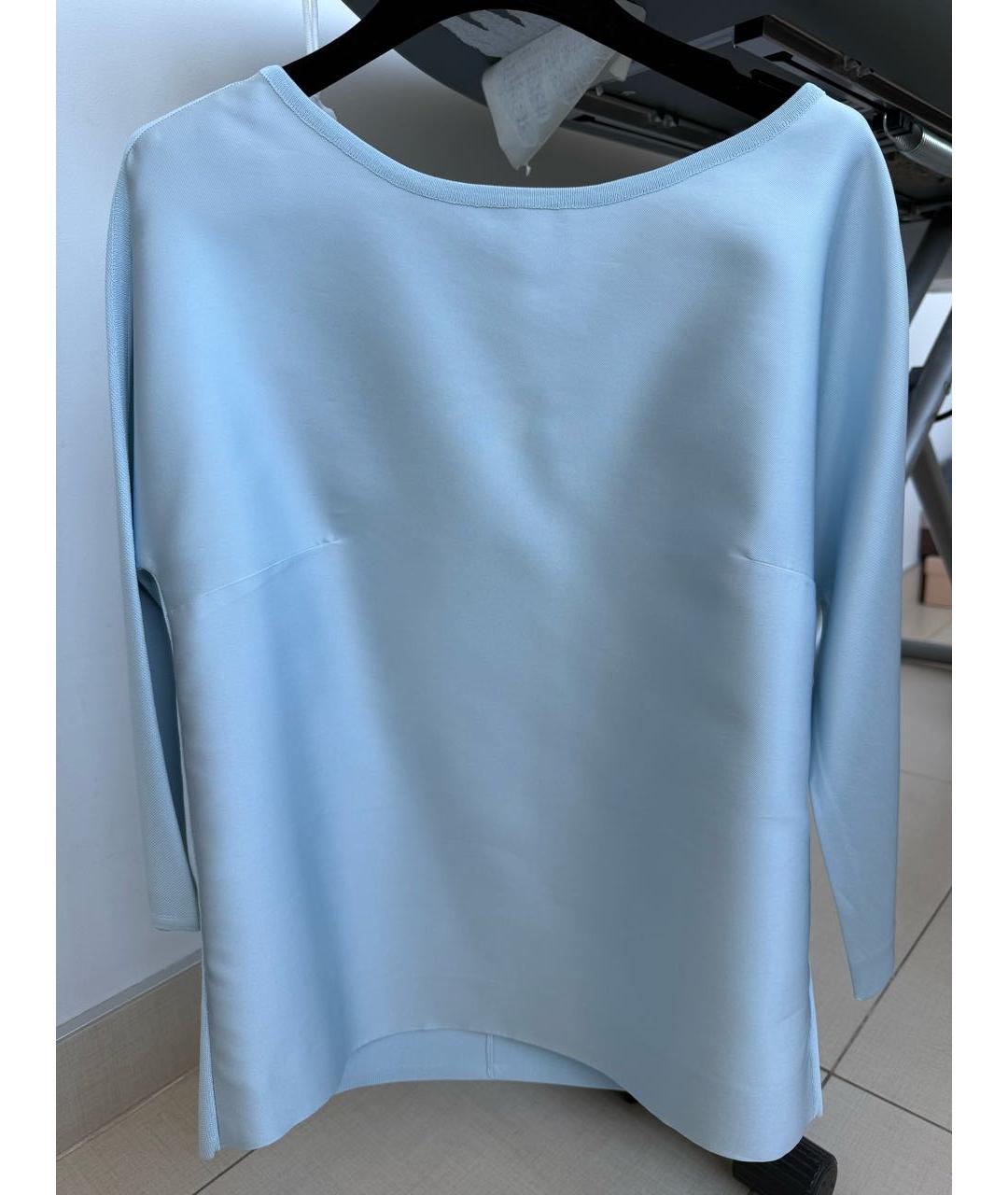 MAX MARA Голубой джемпер / свитер, фото 7