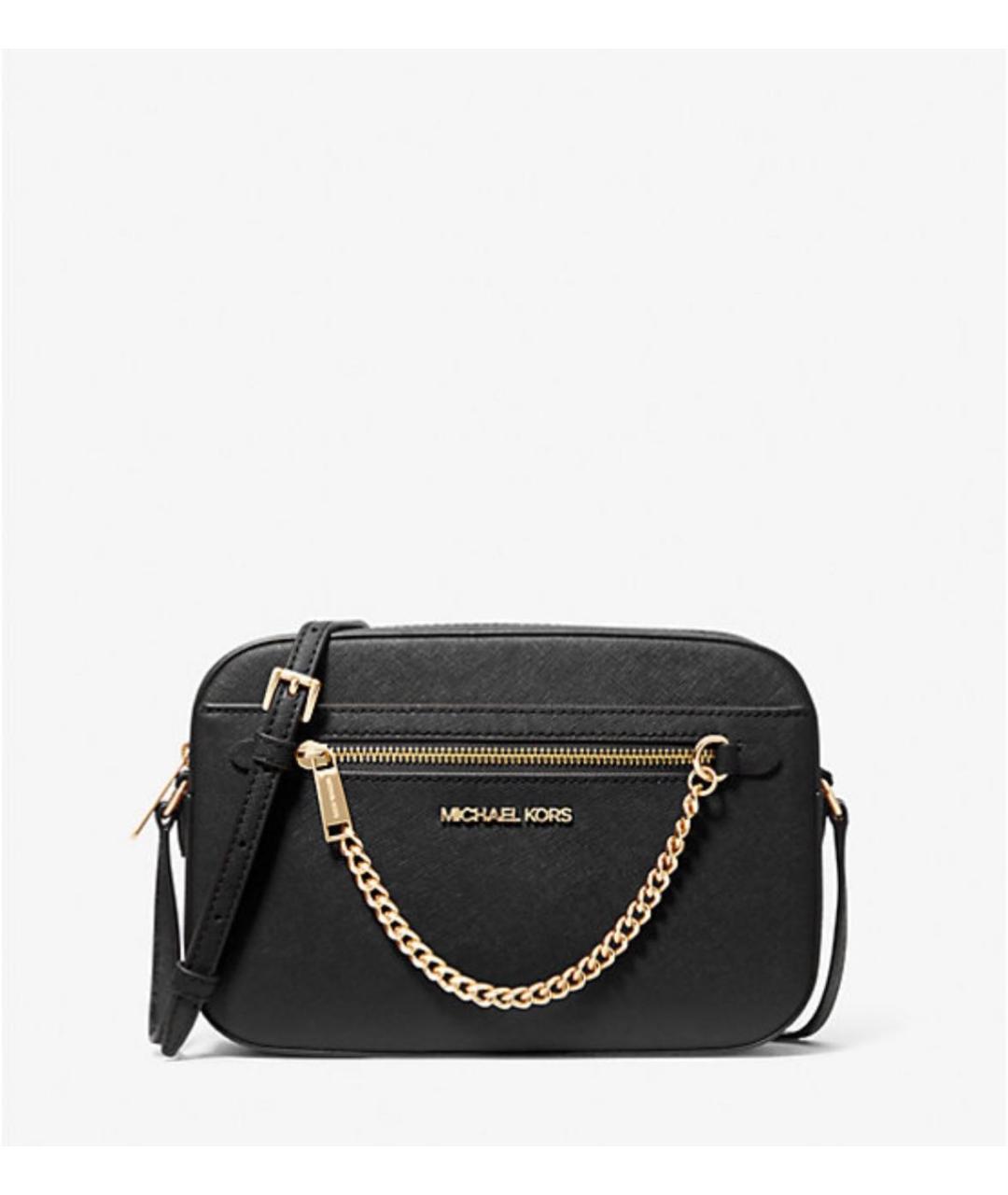 MICHAEL KORS Черная сумка через плечо из искусственной кожи, фото 5