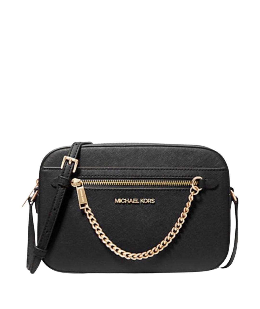 MICHAEL KORS Черная сумка через плечо из искусственной кожи, фото 1