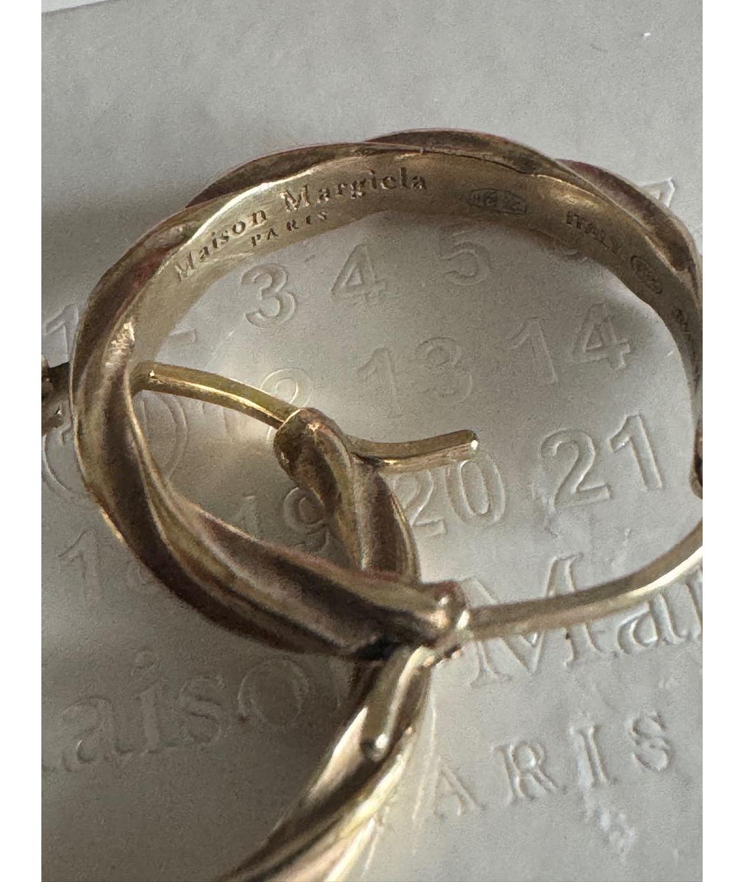 MAISON MARGIELA Золотые серебряные серьги, фото 5