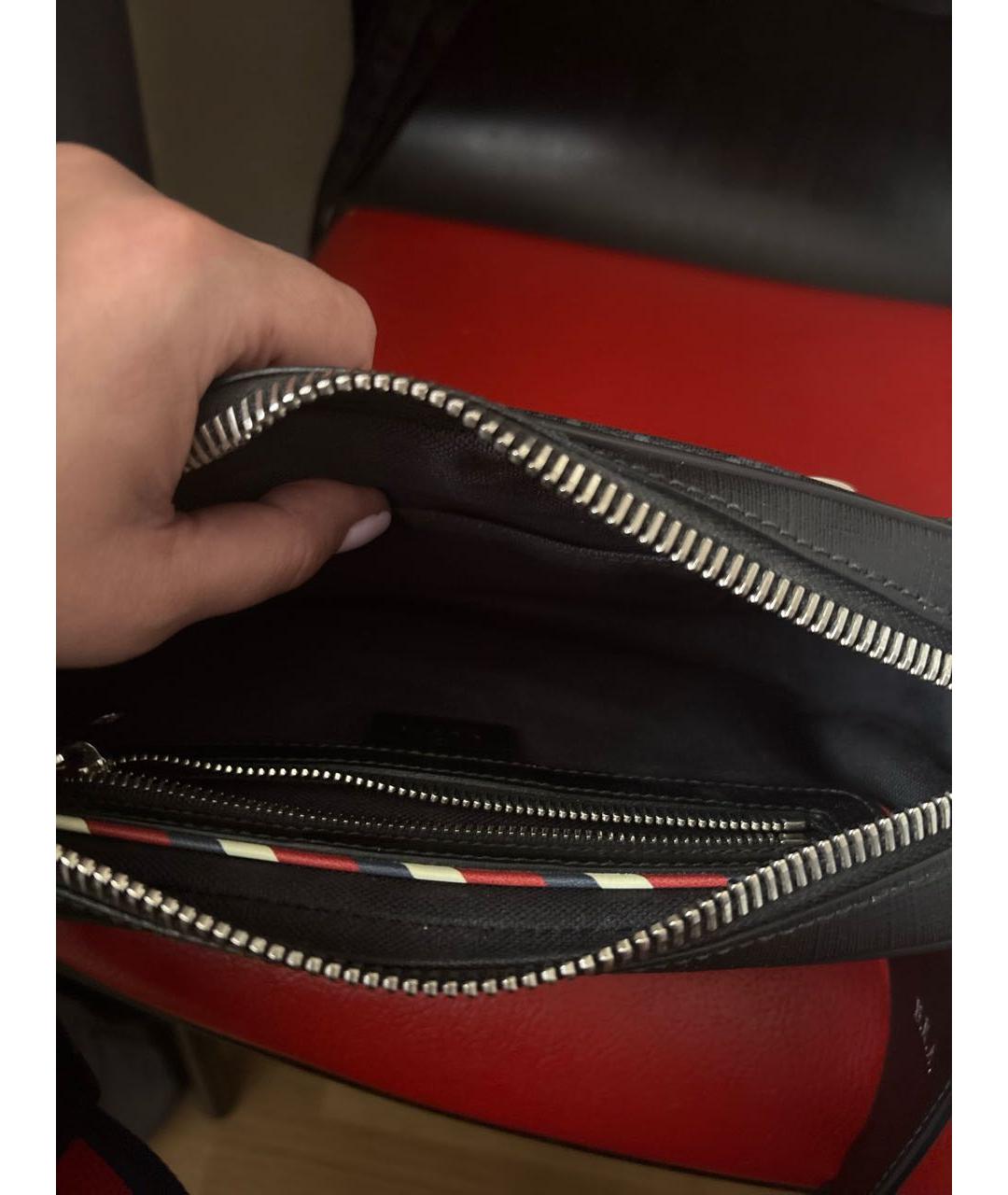 GUCCI Серая барсетка, фото 4